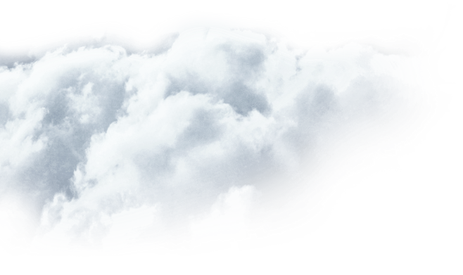 Clouds on the left