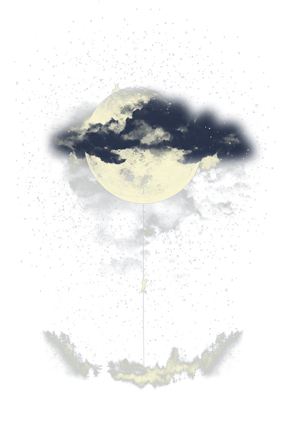 Background moon texture
